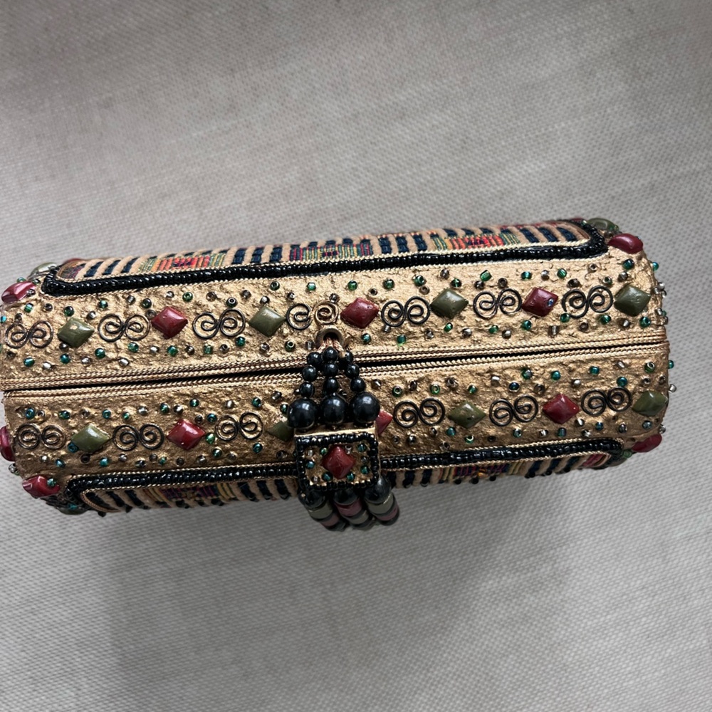 Motif By Mary Frances Vintage Beaded Clutch - Picture 2 of 5